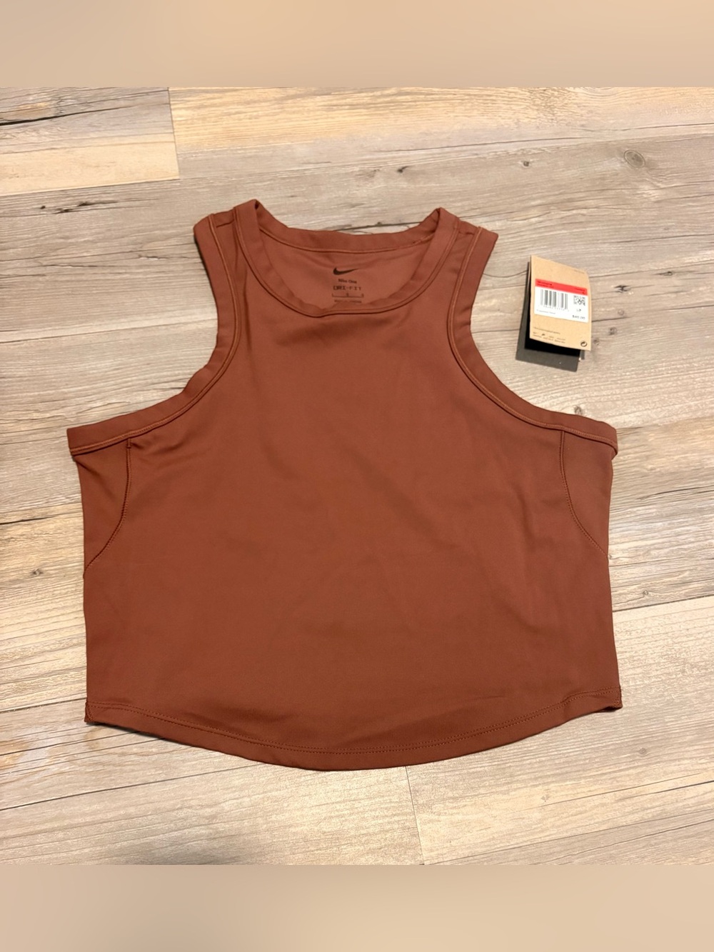 Nike One Fitted DriFit tank top large new with tags